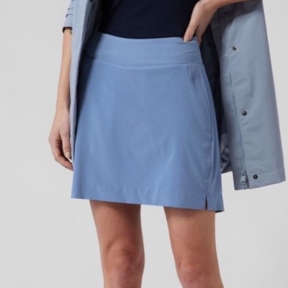 Athleta Light Blue A-Line Active Skort
